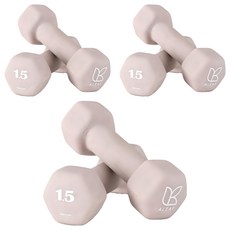 ALEAF 仙人掌潛水布啞鈴, 6個, 1.5kg