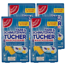 GUT&GUNSTIG 洗衣防染吸色紙，50張，XL加量版, 4盒