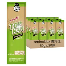 aminoMax 邁克仕 TOP KAN能量磚 Energy Brick 抹茶口味, 50g, 20條