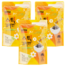 韓味不二 海苔酥原味 7包, 70g, 3袋