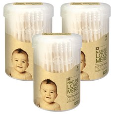 NATURE LOVE MERE 幼兒棉花棒 外用, 100入, 3盒