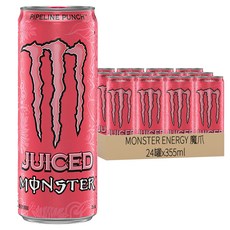 MONSTER ENERGY 魔爪 管浪潘趣碳酸能量飲料, 355ml, 24罐