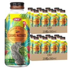 Okf 焦糖瑪奇朵咖啡, 40瓶, 390ml