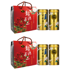 龍源茶品 鑫龍源 米其林3星獎 烏龍 + 凍頂茶葉禮盒, 烏龍茶 50g + 凍頂茶葉 150g, 2盒