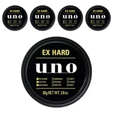 uno 歷久彌堅髮蠟, 80g, 5罐