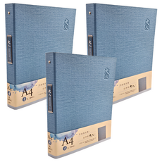 JOY STAR 大人 3孔資料夾 A4, 若水, 3個