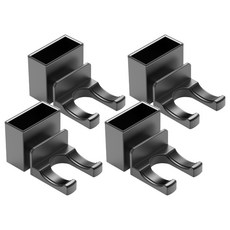 i LIFE 鋁合金吹風機收納架 後繞線款, 槍灰色, 4個