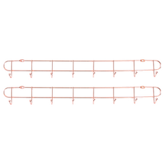 Little Pink Rabbit 粉彩小兔 多功能掛鉤 8連鉤 - 廚衛兩用, CA304, 優質材料 安心置物 省心省力, 玫瑰金, 2個