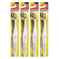 EBiSU 惠百施 優質倍護寬幅牙刷 #60-超軟毛六列圓頭 48孔, 1入, 4支