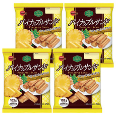 BOURBON 北日本 鳳梨風味派, 102g, 4袋