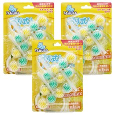 TAMURA 日本馬桶清潔球 檸檬,180g,3盒, 清潔除臭