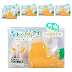 森林麵食 森林寶寶麵 竹山蕃薯, 100%食材 無鹽低鈉 無色素 無防腐劑添加, 320g, 6盒