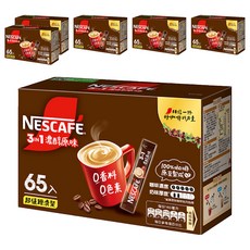 NESCAFE 雀巢咖啡 三合一濃醇原味, 15g, 65條, 6盒
