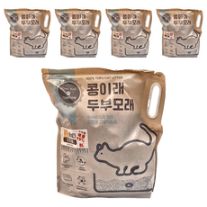 豆豆貓 豆腐砂 活性碳, 8L, 100%豆腐貓砂, 5包