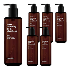 Hanskin BHA 黑頭清潔卸妝油 - 油性肌適用, 300ml, 6瓶