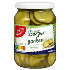 Gut und Günstig 漢堡黃瓜片, 1個, 330g