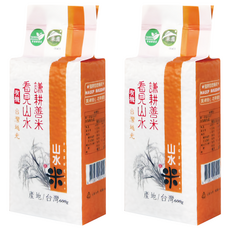 山水米 謙耕善米 有機台灣越光米, 600g, 2個, 一等