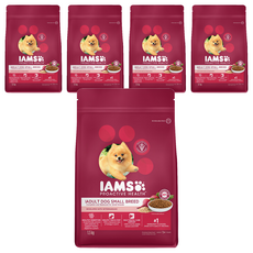 IAMS 愛慕思 健康優活 小型成犬營養配方乾糧, 雞肉口味, 1.5kg, 5袋