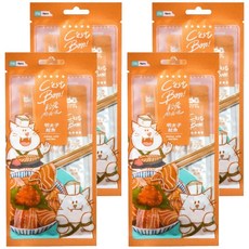 C'est bon 輕奢肉泥泥-明太子鮭魚 4包 貓咪零食, 48g