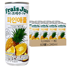 ILHWA 一和 鳳梨汁, 60罐, 240ml