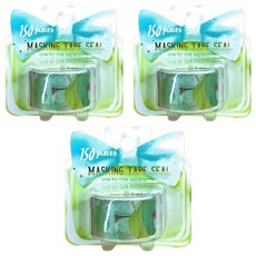 德德小品集 花系列紙膠帶 150枚, 紙膠帶貼紙, 裝飾用, 綠色, 3個