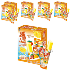 旺旺 凍痴飲料 4條 85ml 6盒 - 夏日冰涼甜點 芒果柚子風味 獨立包裝方便攜帶, 340ml