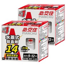 必安住 水蒸式殺螨滅蟑劑, 30g, 2個