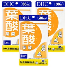 DHC 葉酸 30日份 Set, 補充多種維生素B, 維持健康與美麗, 每日一粒 養顏美容, 30顆, 150mg, 3包