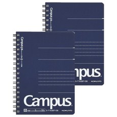 KOKUYO Campus 大人線圈點線筆記本, T153BT-DB, 2本