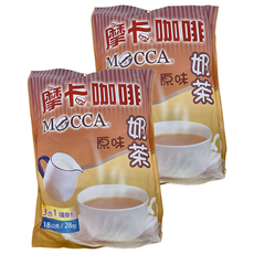MOCCA 摩卡 原味奶茶, 18g, 28包, 2袋