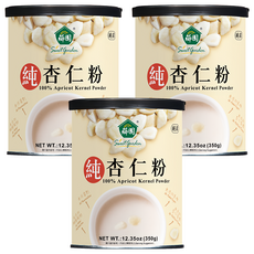 薌園 純杏仁粉, 100% Apricot Kernel Powder, 350g, 3罐