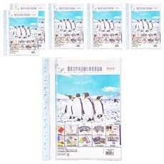 Seeder 新德牌 11孔30入資料簿, 6入, 粉彩藍