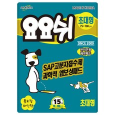 YOYOSHE 花香紅酒味犬用尿布墊, 15個裝, 1個