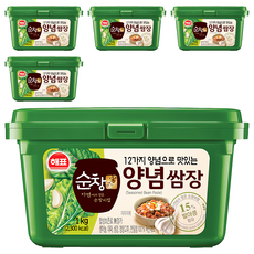 Haepyo 淳昌宮12種調料美味的包飯醬, 1kg, 5盒