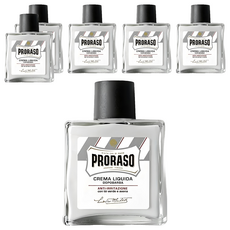 Proraso 白標敏感肌鬍後乳100ml 6瓶組 (義大利製, 舒緩保濕, 敏感肌適用), 100ml, 6罐