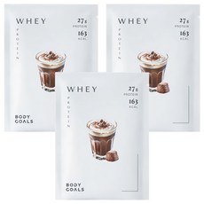BODY GOALS 多效乳清蛋白飲Pro 隨手包 法式可可, 3個, 40g