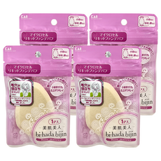 KAI 貝印 粉撲 蛋型, KQ-1087, 4個