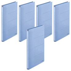 PLUS 普樂士 背幅伸縮檔案夾, 藍色, 5個
