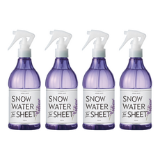 DAILY AROMA JAPAN snow water 寢具涼感消臭噴霧 薰衣草, 4個, 350ml