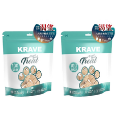 KRAVE 渴望 天然原肉凍乾零食 犬貓零食, 鮪魚佐干貝, 80g, 2包