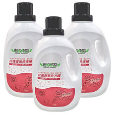 輕身體艷 洗衣精/玫瑰(桶裝), 2kg, 3桶