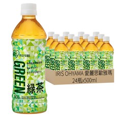 IRIS OHYAMA 愛麗思歐雅瑪 綠茶, 500ml, 24瓶