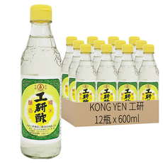 KONG YEN 工研 酢 600ml, 12瓶