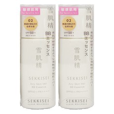 KOSE 高絲 雪肌精 漾活舒敏空氣薄紗BB精華 30ml 2瓶, 02 自然膚色