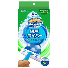 Scrubbing Bubbles 紗窗清潔刷, 含2枚入濕紙巾, 清潔紙尺寸14 × 22cm, 1組