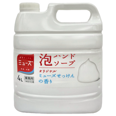 Muse 泡泡洗手液 皂香補充裝大容量, 4L, 1件