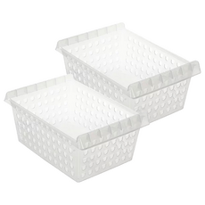 JEAN YEEN 展瑩 麻吉籃, 38 x 30 x 20.5cm, 白色, 2個