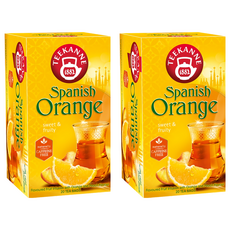 TEEKANNE 恬康樂 香橙蜜桃風味水果茶, 2.2g, 20個, 2盒