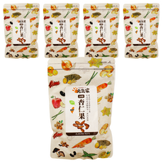 元氣家 烘焙海鹽杏仁果，薄鹽調味 非油炸 低溫烘焙 嚴選杏仁, 200g, 5包