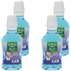 牙得安 抗菌漱口水 清新薄荷 380ml 無酒精溫和配方 長效抗菌 保持口氣清新, 4瓶